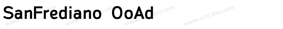 SanFrediano-OoAd字体转换