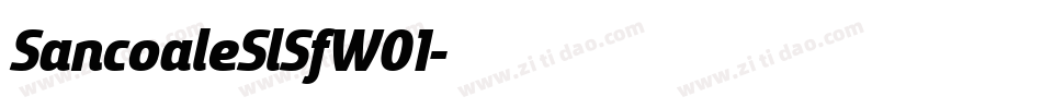 SancoaleSlSfW01字体转换