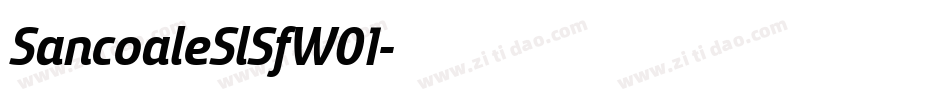 SancoaleSlSfW01字体转换