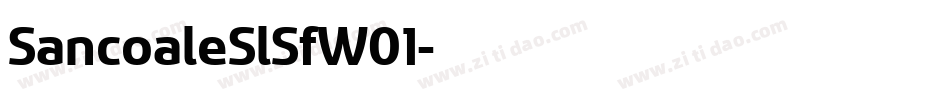 SancoaleSlSfW01字体转换