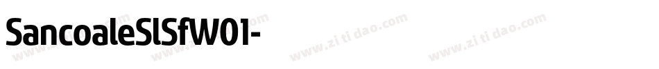 SancoaleSlSfW01字体转换