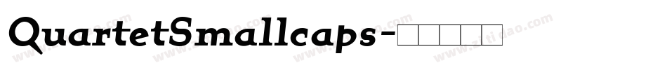 QuartetSmallcaps字体转换