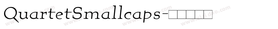 QuartetSmallcaps字体转换