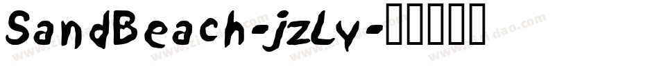 SandBeach-jzLy字体转换