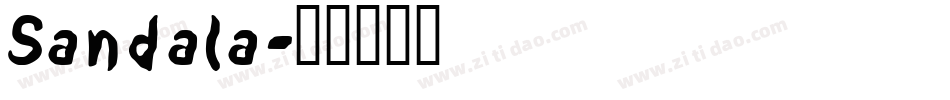 Sandala字体转换