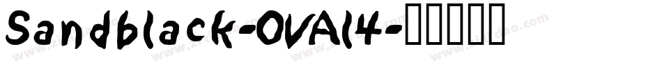 Sandblack-OVAl4字体转换