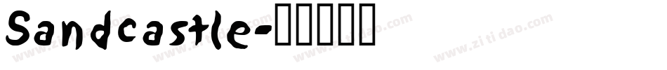 Sandcastle字体转换