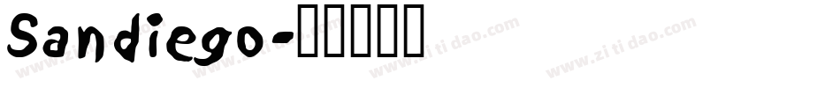Sandiego字体转换