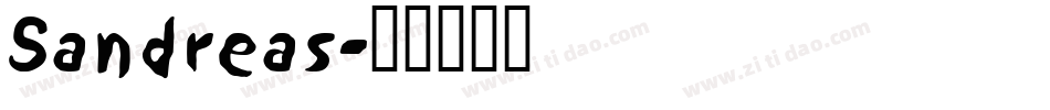 Sandreas字体转换