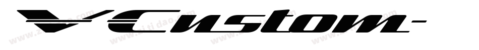 VCustom字体转换