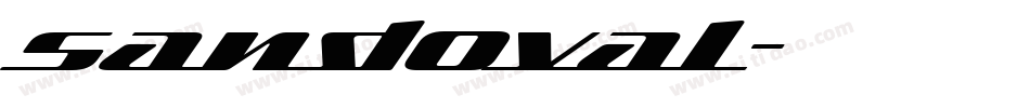 sandoval字体转换