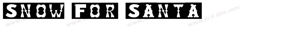 Snow-For-Santa字体转换