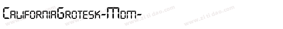 CaliforniaGrotesk-Mdm字体转换