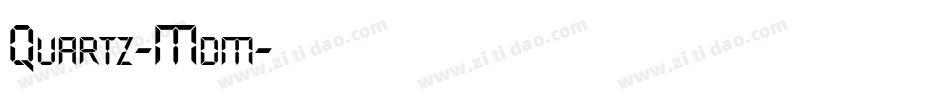 Quartz-Mdm字体转换