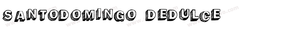 SantoDomingo-DeDulce字体转换