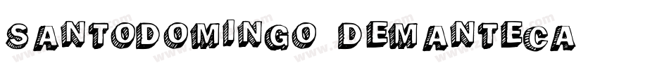 SantoDomingo-DeManteca字体转换