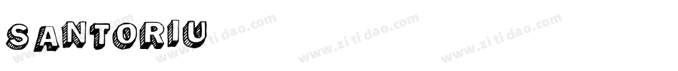 Santoriu字体转换