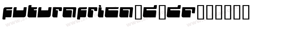 Futurafrica-D6dE字体转换