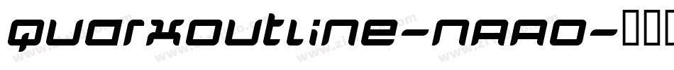 QuarxOutline-nAAO字体转换