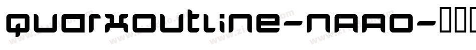 QuarxOutline-nAAO字体转换