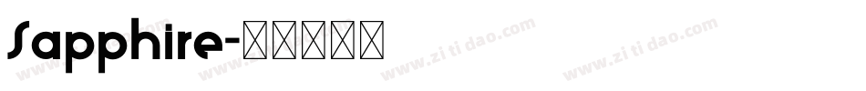 Sapphire字体转换