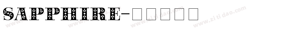 Sapphire字体转换