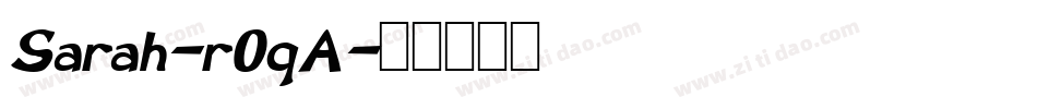 Sarah-r0qA字体转换