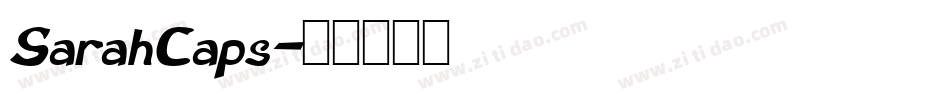 SarahCaps字体转换