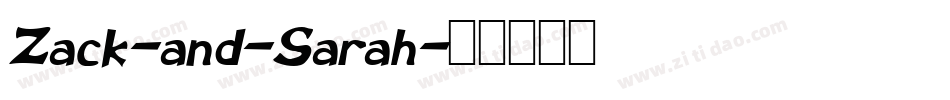 Zack-and-Sarah字体转换