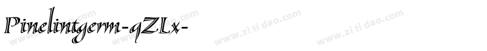 Pinelintgerm-qZLx字体转换