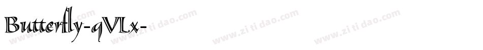 Butterfly-qVLx字体转换