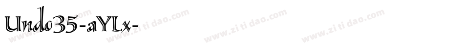 Undo35-aYLx字体转换