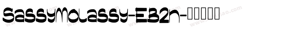 SassyMolassy-EB2n字体转换
