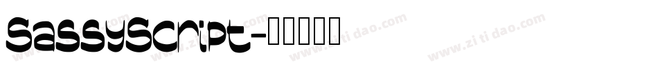SassyScript字体转换