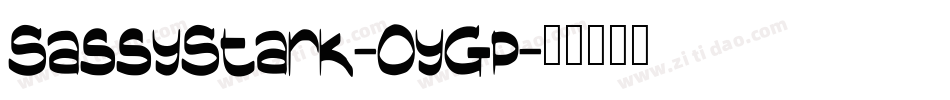 SassyStark-OyGp字体转换