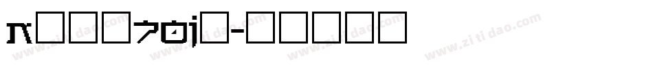 News701i字体转换