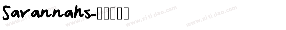 Savannahs字体转换