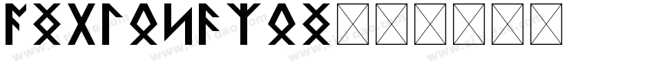 AngloSaxon字体转换