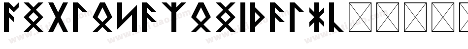 AngloSaxonItalic字体转换