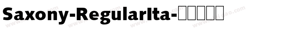 Saxony-RegularIta字体转换