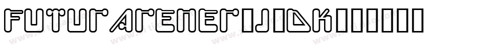 Futurarener-J2dK字体转换