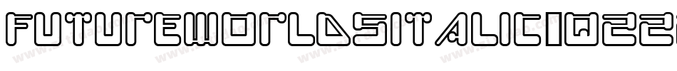 FutureWorldsItalic-qZZZ6字体转换