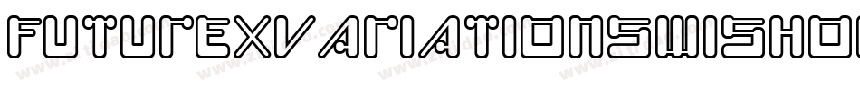 Futurexvariationswishoblique-ByG字体转换