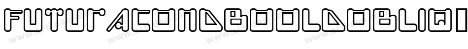 futuraCONDBOOLDOBLIQ字体转换