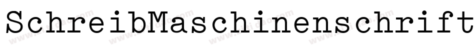SchreibMaschinenschriftBQ字体转换