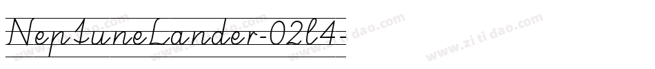 NeptuneLander-02l4字体转换