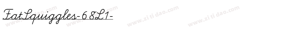 FatSquiggles-68L1字体转换