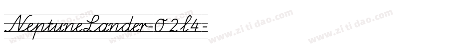 NeptuneLander-02l4字体转换