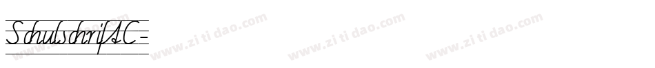 SchulschriftC字体转换