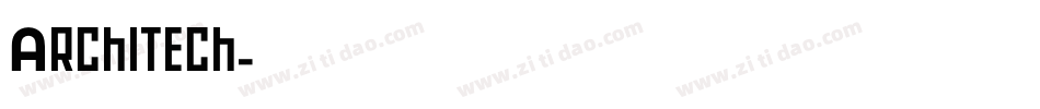 Architech字体转换